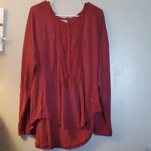 Womans long sleeve top